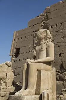 Mystery Prints: Colossus of Tuthmosis III, Eighth Karnak Temple Complex, UNESCO World Heritage Site