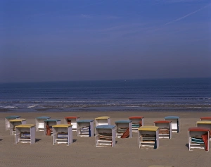 North Sea Prints: Colourful beach huts