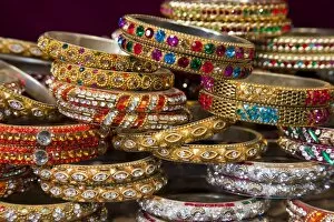 Search Results: Colourful braclets for sale in a shop in Jaipur, Rajasthan, India, Asia