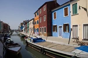 Burano Prints: Colourful buildings and canal