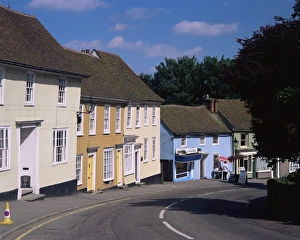 Essex Prints: Colourful cottages, Thaxted, Essex, England, United Kingdom, Europe