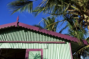 Single Storey Prints: Colourful house, St