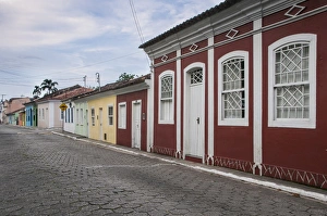 Santa Catarina Prints: Colourful houses in Caieira da Barra do Sul