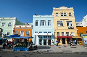 Santa Catarina Prints: Colourful houses in Florianopolis, Santa Catarina State, Brazil, South America