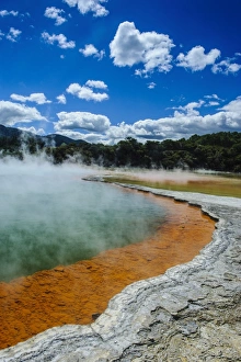 Waiotapu Prints: The colourful multi hued Champagne Pool