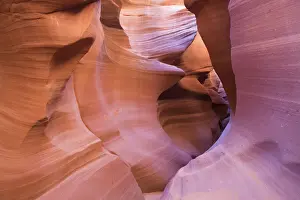 Typically American Prints: The colourful Navajo sandstone walls of Lower Antelope Canyon