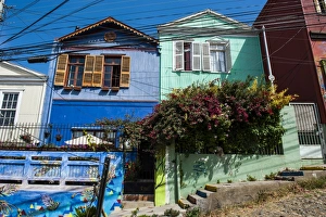 Historic Quarter Prints: Colourful old houses in the Historic Quarter