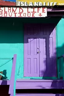 Images Dated 21st January 2008: Colourful painted houses in St. Johns, Antigua, Leeward Islands, West Indies