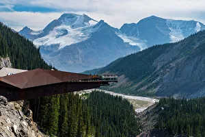 Glacier Parkway Prints: Columbia Icefield Skywalk, Glacier Parkway, Alberta, Canada, North America