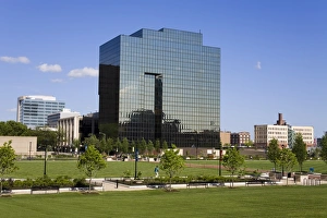 Ohio Prints: Columbus Commons, Columbus, Ohio, United States of America, North America