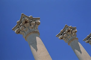 Detail of column, Asklepieion, Kos, Dodecanese, Greek Islands, Greece, Europe Detail of column, Asklepieion, Kos, Dodecanese, Greek Islands, Greece, Europe