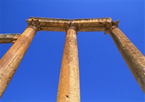 Jerash Prints: Columns of the Cardo in Jerash, Jordan