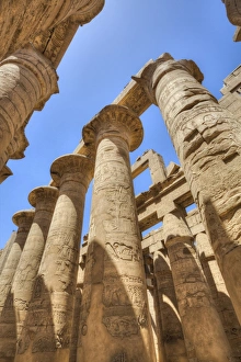 Thebes Prints: Columns in the Great Hypostyle Hall