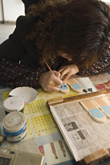 Images Dated 19th November 2008: Comb factory, Changzhou, Jiangsu, China, Asia