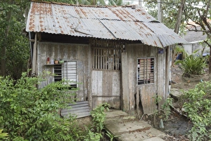 A common agricultural workers shack, Ben Ke, Vietnam, Indochina, Southeast Asia, Asia