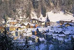 Commune of Beaufort-sur-Doron, Savoie department, Rhone-Alpes region, France, Europe