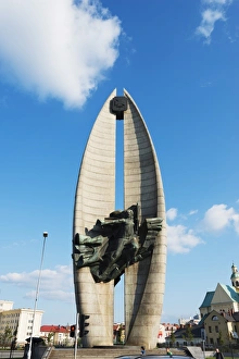 Rzeszow Prints: Communist Monument, Rzeszow, Poland, Europe