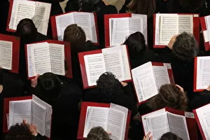 Images Dated 15th November 2009: Concert in St. Etienne du Mont church, Paris, France, Europe