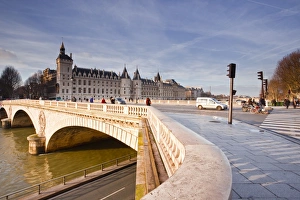 Ile De La Cite Prints: The Conciergerie palace on the Ile de la Cite, Paris, France, Europe