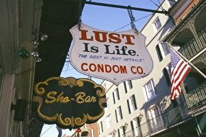 Louisiana Prints: Condom shop