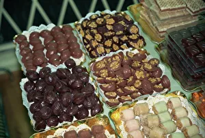 Food And Drink Prints: Confectionery, Neuhaus store, Brussels, Belgium, Europe