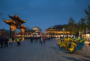 Confucian Temple, Pedestrian Street, Nanjing, Jiangsu province, China, Asia