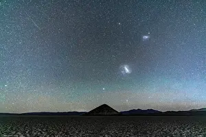Pyramid Prints: Cono de Arita beneath the Magellanic Clouds, Salar de Arizaro, Puna, Salta, Argentina