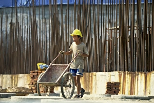 Building Site Prints: Construction site, Shanghai, China, Asia