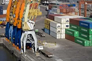 Images Dated 19th December 2009: Container Port, Montevideo, Uruguay, South America