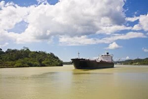 Images Dated 12th January 2008: Container ship, Panama Canal, Panama, Central America