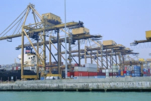 Containers on the docks