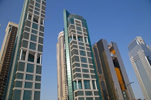 Qatar Prints: Contemporary architecture in City Centre, Doha, Qatar, Middle East