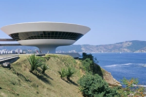 Niteroi Prints: Contemporary Art Museum, Niteroi, Rio de Janeiro, Brazil, South America