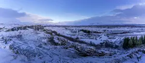 Thingvellir Prints: Continental drift between North American and Eurasian tectonic plates