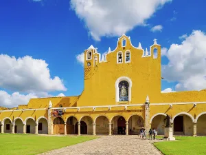 Colonial Prints: Convent of San Antonio de Padua, Izamal, Yucatan State, Mexico