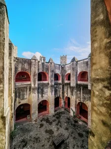 Siena Prints: Convent of San Bernardino de Siena, interior, Valladolid, Yucatan State, Mexico
