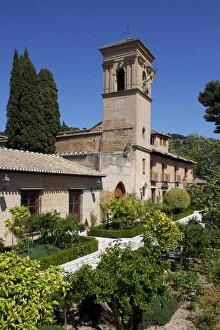 Convents Prints: Convent of San Francisco, a Parador, Granada, Andalucia, Spain, Europe