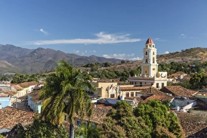 Trinidad Prints: The Convento de San Francisco and Plaza Mayor, Trinidad, UNESCO World Heritage Site