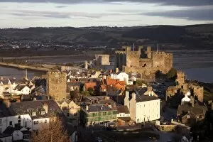 Images Dated 14th March 2010: Conwy Castle, UNESCO World Heritage Site, Conwy, Clwyd, Wales, United Kingdom, Europe