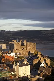 Images Dated 14th March 2010: Conwy Castle, UNESCO World Heritage Site, Conwy, Clwyd, Wales, United Kingdom, Europe
