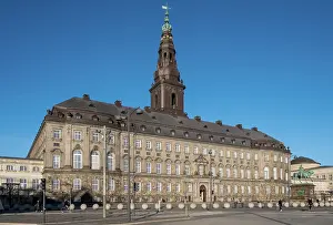Civic Prints: Copenhagen, Denmark ' View of Christiansborg Palace