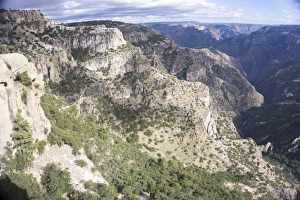Copper Canyon Prints: Copper Canyon, larger and deeper than the Grand Canyon, Mexico, North America