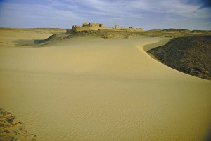 West Bank Prints: Coptic monastery of St. Simeon, West bank of the Nile, Aswan, Egypt, North Africa, Africa