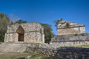 Ek Balam Prints: Corbelled Arch, Ek Balam, Mayan archaeological site, Yucatan, Mexico, North America