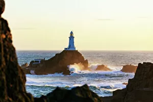 Channel Islands Collection: Corbiere Point Lighthouse, Jersey, Channel Islands, United Kingdom, Europe