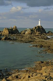 Channel Islands Collection: Corbieres Lighthouse, Jersey, Channel Islands, UK, Europe