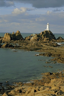 Beacon Prints: Corbieres Lighthouse, Jersey, Channel Islands, UK, Europe