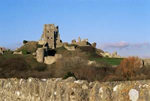 Corfe Castle, Corfe, Dorset, England, United Kingdom, Europe