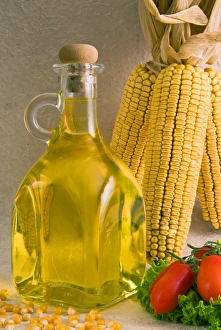 Bottles Prints: Corn oil