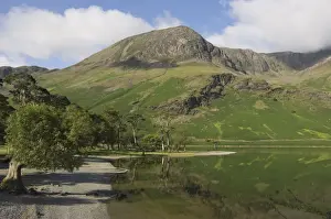 A corner of Lake Buttermere, Lake District National Park, Cumbria, England, United Kingdom, Europe